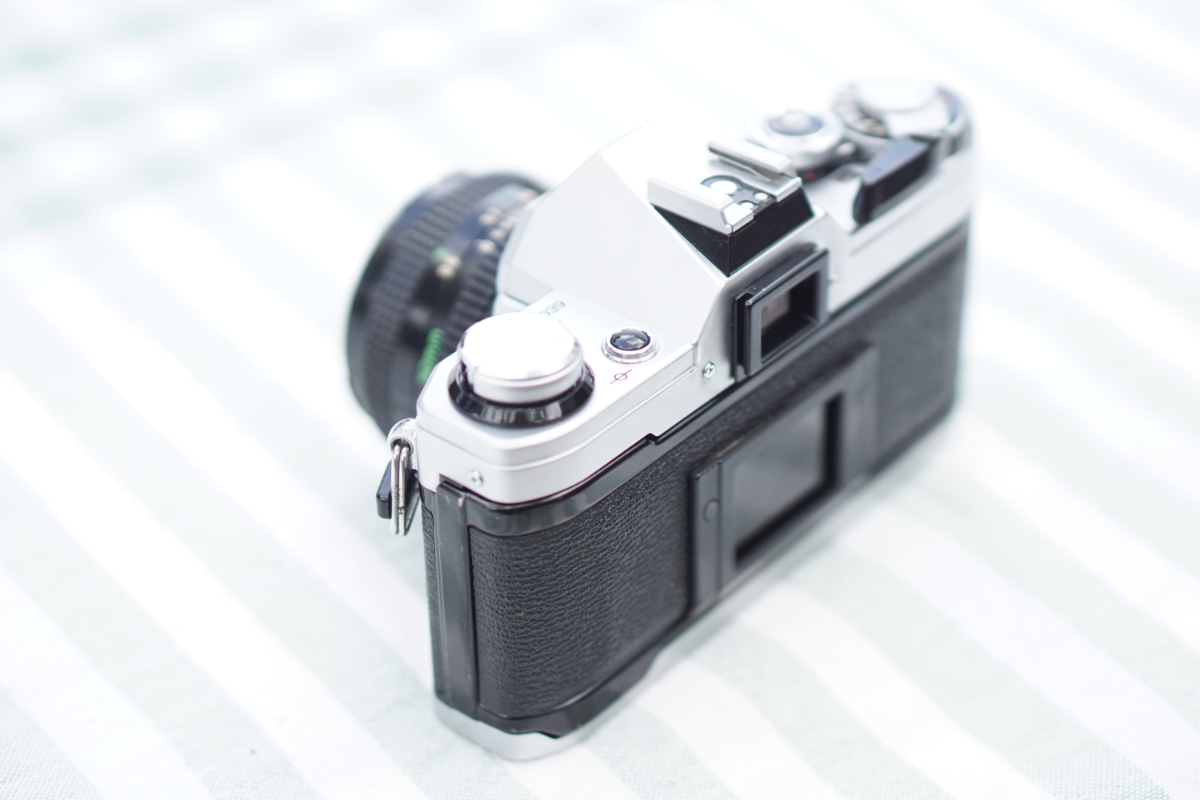 Canon AE-1 side profile