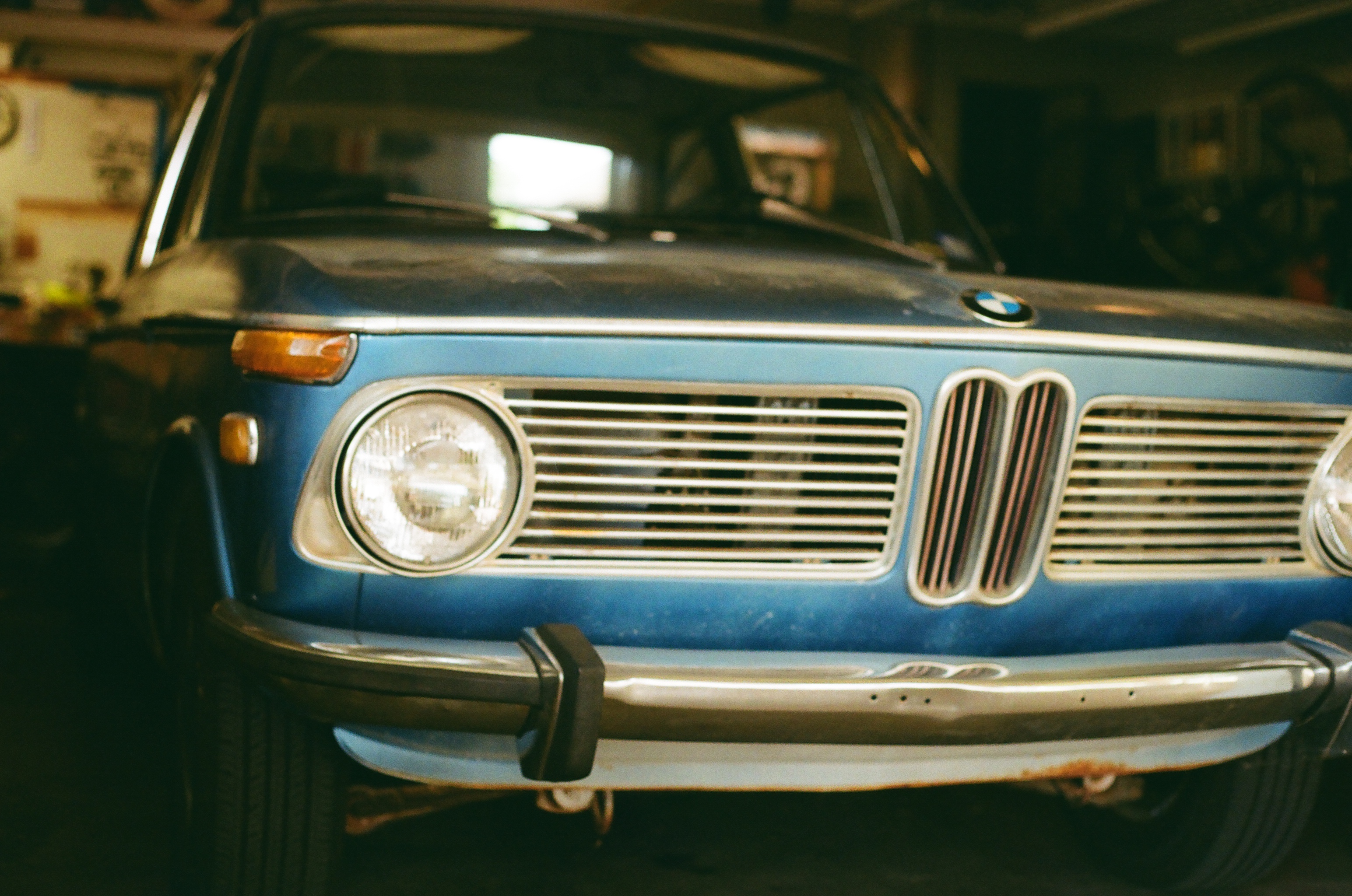BMW 2002 front grille and headlight